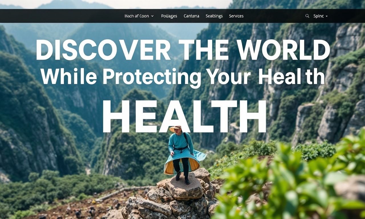 Dünyayı Keşfederken Sağlığınızı Koruyun: Seyahat Sağlığı ve Güvenliği