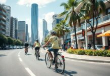 Şehirdeki Macera: Sıcak Havalarda Bisiklet Turu City Adventure: Bicycle Tour in Hot Weather